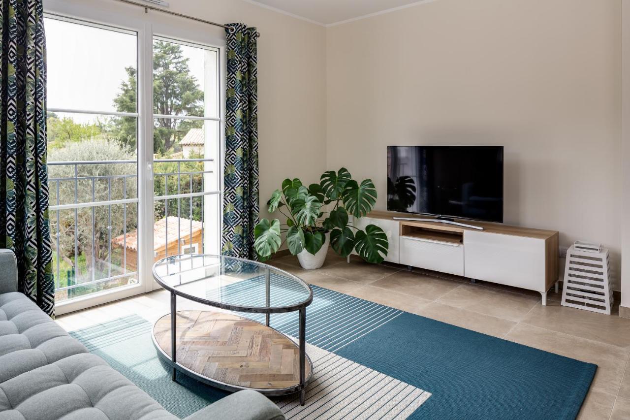 Luxurious&spacious apartment in the heart of the Côte d'Azur Roquefort-les-Pins Extérieur photo