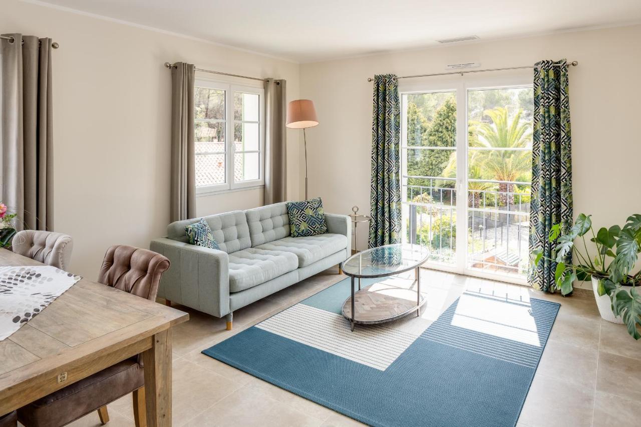 Luxurious&spacious apartment in the heart of the Côte d'Azur Roquefort-les-Pins Extérieur photo